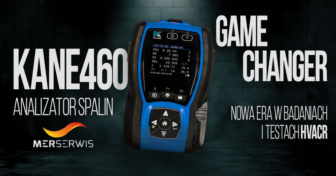 Game Changer! Analizator spalin w badaniach branży HVACR: KANE 460